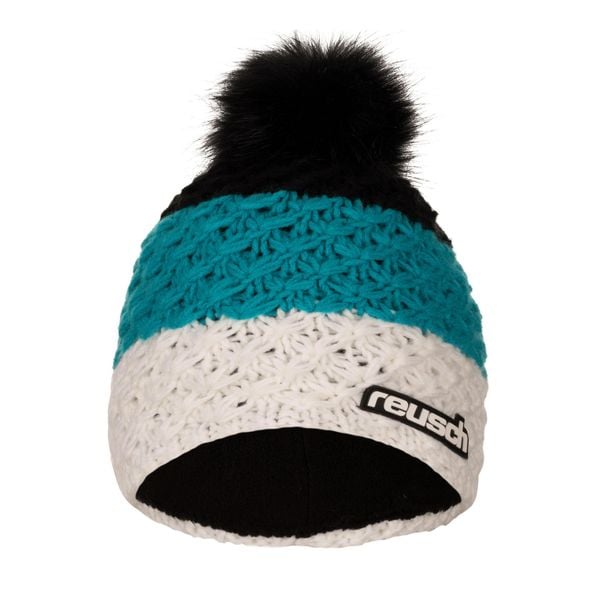 Czapka Reusch Aiden. Białe czapki damskie Reusch, na zimę, bez wzorów, sportowe. Za 93.00 zł.