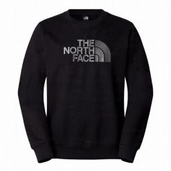 Bluza drew peak crew-tnf black-m THE NORTH FACE. Czarne bluzy męskie The North Face, m, bez wzorów, bez ramiączek, bez kaptura. Za 364.61 zł.