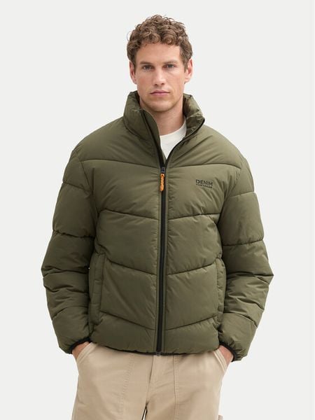 Tom Tailor Denim Kurtka zimowa 1041776 Zielony Relaxed Fit. Zielone kurtki męskie TOM TAILOR DENIM, na zimę, m, bez wzorów, z denimu, bez kaptura. Za 229.99 zł.