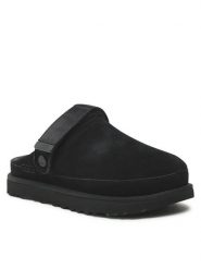 Ugg Klapki W Goldenstar Clog 1138252 Czarny. Czarne klapki damskie UGG, bez wzorów, ze skóry, bez obcasa, bez zapięcia. Za 589.99 zł.