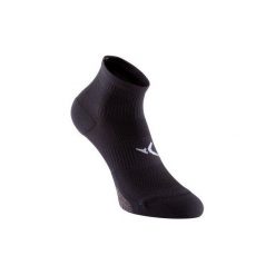 Skarpety fitness kardio x2. Czarne skarpetki damskie DOMYOS, bez wzorów, z elastanu. Za 19.99 zł.