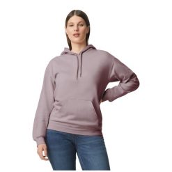 Bluza Z Kapturem Dla Dorosłych Unisex Softstyle Fleece Midweight. Fioletowe bluzy męskie GILDAN, m, bez wzorów, bez ramiączek, z kapturem. Za 146.99 zł.