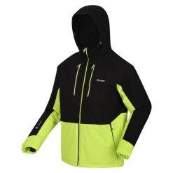 Kurtka turystyczna zimowa z membraną męska Highton Stretch III. Brązowe kurtki męskie Regatta, na zimę, m, bez wzorów, sportowe, bez kaptura. W wyprzedaży za 349.99 zł.