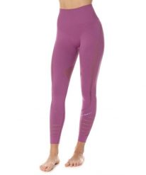 Legginsy damskie treningowe z długą nogawką Brubeck GYM. Fioletowe legginsy damskie Brubeck, bez wzorów, z dzianiny. Za 129.99 zł.