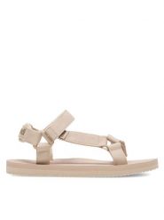 Sprandi Sandały WP-VC-0723 Beżowy. Brązowe sandały damskie Sprandi, bez wzorów, z materiału, bez obcasa, na płaskiej podeszwie, bez zapięcia. Za 69.99 zł.