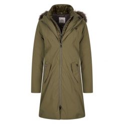 Parka dla kobiet HV Polo Isa. Zielone parki damskie HV POLO, bez wzorów, bez kaptura. W wyprzedaży za 727.00 zł.