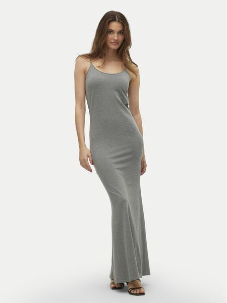Vero Moda Sukienka letnia Sharon 10322285 Szary Slim Fit. Szare sukienki damskie Vero Moda, na lato, m, bez wzorów, z syntetyku, bez kołnierzyka, bez ramiączek. Za 129.99 zł.