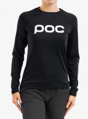 Bluza rowerowa damska POC Reform Enduro Jersey. Czarne bluzy damskie POC, xs, bez wzorów, z jersey, bez ramiączek, bez kaptura. Za 370.69 zł.