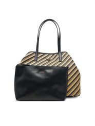 Guess Torebka HWWS93 18290 Beżowy. Brązowe shopperki damskie Guess, z aplikacjami, z materiału, bez dodatków. Za 399.99 zł.