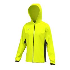 Bluza damska z kapturem Mizuno. Żółte bluzy damskie Mizuno, l, bez wzorów, z materiału, eleganckie, bez ramiączek, z kapturem. Za 275.55 zł.