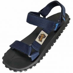 Sandały GUMBIES SCRAMBLER SANDAL. Niebieskie sandały damskie Gumbies, bez wzorów, sportowe, bez zapięcia. Za 123.99 zł.