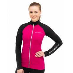 Bluza dresowa termoaktywna rozpinana damska Brubeck Athletic. Czarne bluzy damskie Brubeck, l, bez wzorów, z dresówki, bez ramiączek, bez kaptura. Za 239.99 zł.