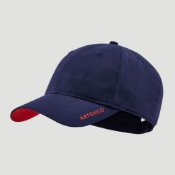 Czapka z daszkiem Artengo TC500 rozmiar 58. Czerwone czapki damskie ARTENGO, bez wzorów, z materiału, sportowe. W wyprzedaży za 24.99 zł.