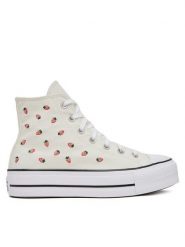 Converse Trampki Chuck Taylor All Star Lift A14934C Écru. Trampki i tenisówki damskie Converse, bez wzorów, z materiału, bez zapięcia. Za 319.99 zł.