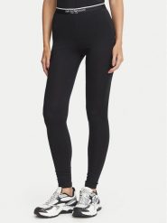Emporio Armani Underwear Legginsy EW001901 AF27298 UC001 Czarny Slim Fit. Czarne legginsy damskie Emporio Armani Underwear, bez wzorów, z bawełny. Za 284.99 zł.