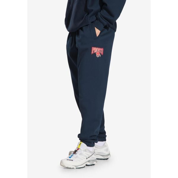 Spodnie dresowe męskie Prosto Chicago. Niebieskie spodnie sportowe męskie Prosto., m, bez wzorów, z dresówki. Za 244.99 zł.