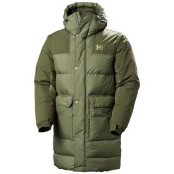 Kurtka puchowa Helly Hansen Escape Down. Zielone kurtki męskie Helly Hansen, m, bez wzorów, z materiału, eleganckie. Za 2,179.00 zł.