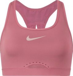 Stanik damski Nike Swoosh Bra różowy DD0428 667 S (A-C). Czerwone bielizna sportowa damska Nike, s, bez wzorów. Za 49.98 zł.