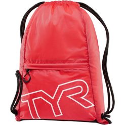 Plecak TYR Draw string backpack. Czerwone plecaki damskie TYR, bez wzorów, sportowe. Za 139.99 zł.