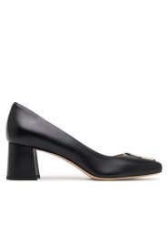 Aigner Półbuty Grazia 25D 1251140 Czarny. Czarne półbuty damskie Aigner, bez wzorów, ze skóry, bez obcasa, na obcasie, bez zapięcia. Za 829.99 zł.