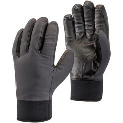 Rękawice zimowe unisex Black Diamond Heavyweight Softshell. Czarne rękawiczki damskie Black Diamond, bez wzorów, z softshellu. Za 170.20 zł.