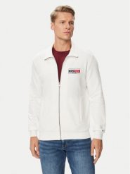 Tommy Hilfiger Bluza Brand Love MW0MW44941 Biały Regular Fit. Białe bluzy męskie Tommy Hilfiger, m, bez wzorów, z bawełny, bez ramiączek, bez kaptura. Za 489.99 zł.