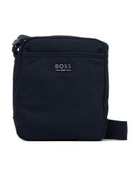 BOSS Saszetka 50568480 Granatowy. Niebieskie saszetki i nerki męskie Boss, z materiału. Za 449.99 zł.