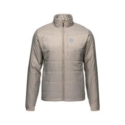 Kurtka puchowa Black Diamond Solution 2.0. Brązowe kurtki męskie Black Diamond, bez wzorów, z puchu, sportowe, bez kaptura. Za 851.50 zł.