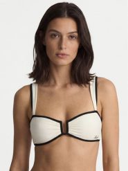 KARL LAGERFELD Góra od bikini B2W46022 Beżowy jasny. Brązowe bikini KARL LAGERFELD, bez wzorów, z syntetyku. Za 339.99 zł.