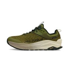 Buty trekkingowe Altra Olympus 6 Hike Low Gtx. Zielone trekkingi męskie Altra, z gore-texu, bez zapięcia. Za 850.70 zł.