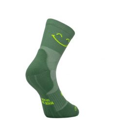 Skarpetki biegowe Sporcks Happy Mode. Zielone skarpetki damskie SPORCKS, bez wzorów, z nylonu. Za 155.00 zł.