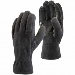 Rękawice polarowe unisex Black Diamond MidWeight Fleece. Czarne rękawiczki damskie Black Diamond, bez wzorów, z polaru. Za 109.99 zł.