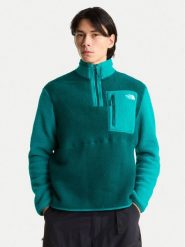The North Face Polar Yumiori NF0A883S Zielony Regular Fit. Zielone bluzy sportowe męskie The North Face, m, bez wzorów, z polaru, bez kaptura. Za 399.99 zł.