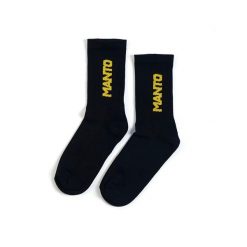 Skarpetki sportowe Manto Logotype 23. Czarne buty sportowe męskie Manto, bez wzorów. Za 49.99 zł.