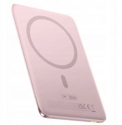 Powerbank Baseus PicoGo AM41 5000mAh 20W Ultra-Slim kompatybilny z MagSafe z kablem Baseus Simple USB-C 60W 30cm - różowy. Czerwone powerbanki Baseus. Za 101.69 zł.