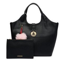 Torebka LOVE MOSCHINO. Czarne shopperki damskie Love Moschino, bez wzorów, bez dodatków. Za 1,119.00 zł.