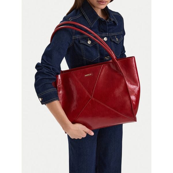 Torebka MEXX. Czerwone shopperki damskie Mexx, bez wzorów, bez dodatków. Za 229.99 zł.