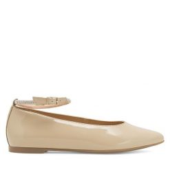 Baleriny Lasocki. Brązowe balerinki damskie Lasocki, bez wzorów, bez obcasa, bez zapięcia. Za 169.99 zł.