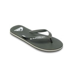 Klapki dla Mężczyzn MOLOKAI CORE. Brązowe klapki męskie Quiksilver, bez wzorów, z gumy, bez zapięcia. Za 84.99 zł.