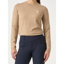 Damski sweter z okrągłym dekoltem PS of Sweden. Brązowe swetry nierozpinane damskie PS OF SWEDEN, na zimę, bez wzorów, z dzianiny, bez kołnierzyka, bez ramiączek. Za 579.00 zł.