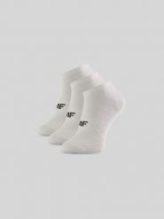 4F Skarpetki krótkie (3-pack) męskie - białe 39-42. Białe skarpety męskie 4F, bez wzorów, z bawełny. Za 49.99 zł.