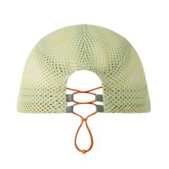 Czapka 5-panelowa Buff Air Saret. Zielone czapki damskie Buff, na lato, bez wzorów, z materiału, sportowe. Za 203.00 zł.