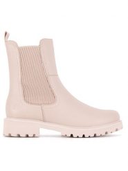 Remonte Botki D8694-60 Beżowy. Brązowe botki damskie Remonte, bez wzorów, ze skóry, bez obcasa, na płaskiej podeszwie, bez zapięcia. Za 314.99 zł.