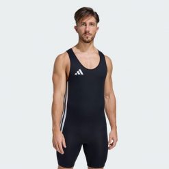 Strój Powerlift Weightlifting Suit. Czarne komplety dresowe męskie Adidas, l, bez wzorów, z dzianiny. Za 219.00 zł.