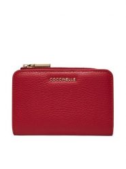 Coccinelle Portfel MW5 Metallic Soft E2 MW5 11 D1 01 Czerwony. Czerwone portfele damskie Coccinelle, ze skóry. Za 449.99 zł.