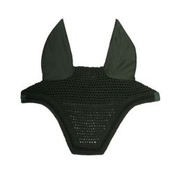 Czapka przeciw muchom dla konia z cichego weluru, mini perełki Kentucky Horsewea. Zielone czapki damskie KENTUCKY HORSEWEAR, bez wzorów, z weluru, sportowe. Za 320.00 zł.