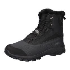 Buty trekkingowe zimowe męskie FYNNICK wodoodporne ocieplane. Czarne trekkingi męskie CMP, na zimę, z futra, bez zapięcia. Za 439.99 zł.
