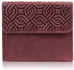 Portfel damski skórzany vintage mały z ochroną RFID Paolo Peruzzi T-114-HCH. Brązowe portfele damskie Paolo Peruzzi. Za 92.16 zł.