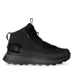 Trekkingi The North Face. Czarne botki męskie The North Face, bez wzorów, sportowe, bez obcasa, bez zapięcia. Za 599.99 zł.