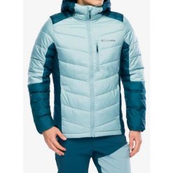 Kurtka ocieplana Columbia Labyrinth Loop II Hooded Jacket. Niebieskie buty zimowe męskie Scarpa, bez wzorów, bez ramiączek, bez kaptura, do biegania. Za 537.59 zł.